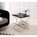 Nordic modern minimalist bedroom wrought iron bedside table